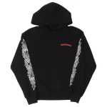 Chrome Hearts Matty Boy Flower Chomper Hoodie Black - Image 2