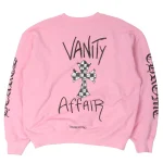 Chrome Hearts Matty Boy Vanity Affair Crewneck Pink - Image 2