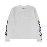 Chrome Hearts Matty Boy Sinister Thermal L/S T-Shirt White - Image 2