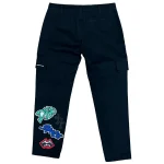 Chrome Hearts Matty Boy Chomper Track Pants Black/Red - Image 2