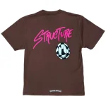 Chrome Hearts Matty Boy Structure T-Shirt Brown - Image 3