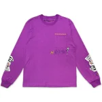 Chrome Hearts Matty Boy I Want More Not Less L/S T-Shirt Purple