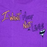 Chrome Hearts Matty Boy I Want More Not Less T-Shirt Purple - Image 4