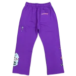 Chrome Hearts Matty Boy I Want More Not Less Sweatpants Purple - Image 2