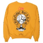 Chrome Hearts Matty Boy Call Me Crewneck Yellow