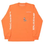Chrome Hearts Matty Boy Link & Build L/S T-Shirt Orange - Image 2