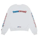 Chrome Hearts Matty Boy America Crewneck White - Image 2