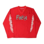 Chrome Hearts Matty Boy FORM Team Mesh Stadium L/S Jersey Red