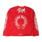 Chrome Hearts Matty Boy FORM Team Mesh Stadium L/S Jersey Red - Image 2