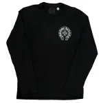 Chrome Hearts Matty Boy Green Chomper L/S T-Shirt Black - Image 2