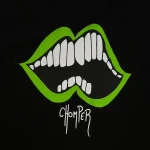 Chrome Hearts Matty Boy Green Chomper L/S T-Shirt Black - Image 3