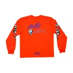 Chrome Hearts Matty Boy Sadistic Heart L/S T-Shirt Red - Image 2